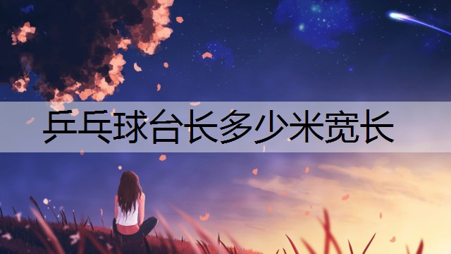 乒乓球臺長多少米寬長