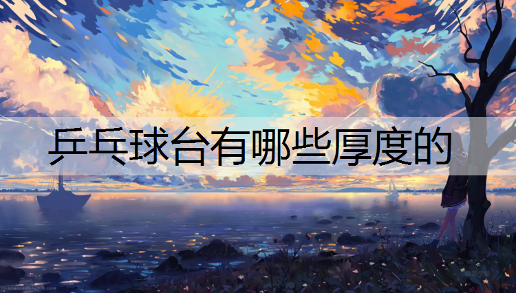 乒乓球臺有哪些厚度的