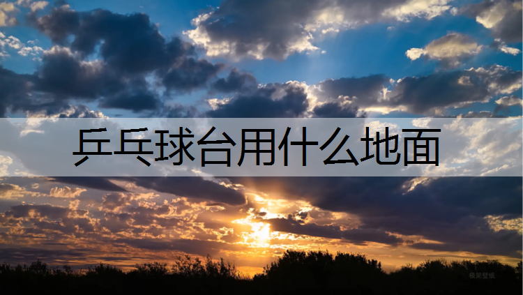 乒乓球臺(tái)用什么地面